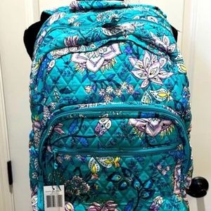 Vera Bradley Essential Large Backpack, Peacock Garden